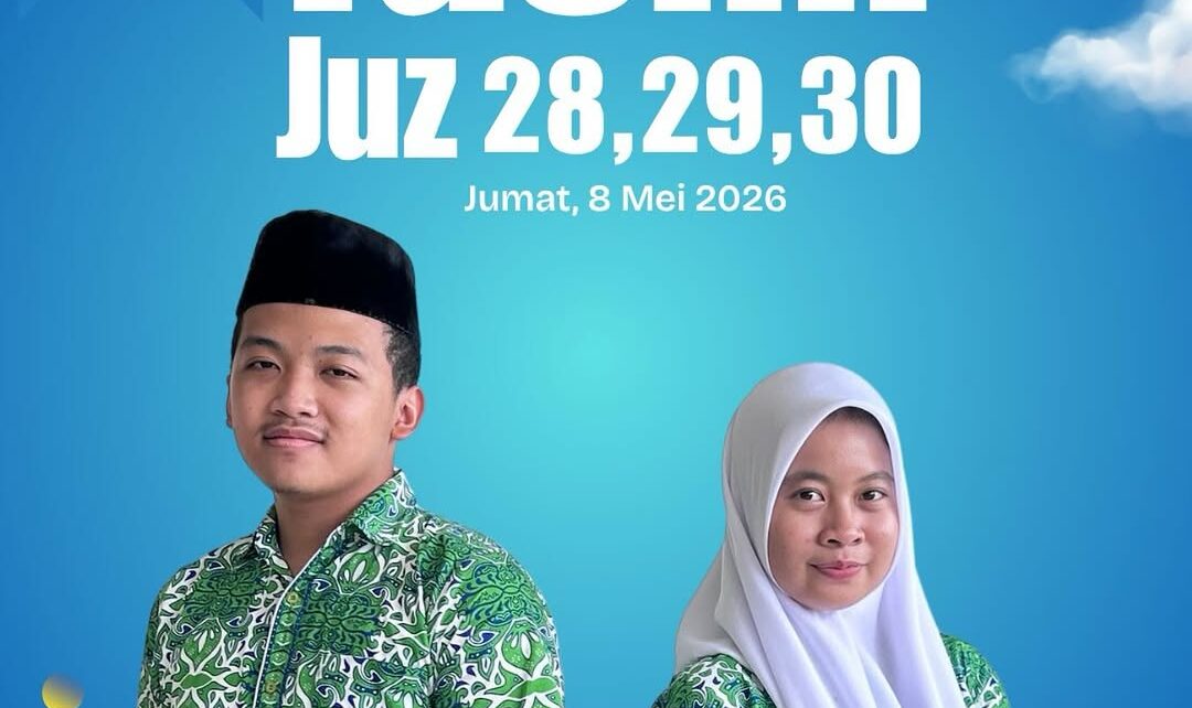 Arrel & Ufairah, dua murid keren dari SMA Islam Al Azhar 17 Karawang yang baru aja menuntaskan Tasmi Juz 28, 29, dan 30