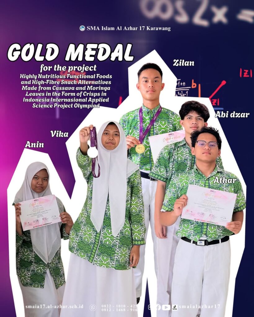Medali Emas untuk Inovasi Pangan Fungsional