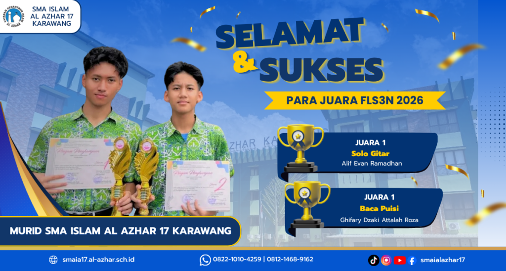 SMA Islam Al Azhar 17 Karawang Jadi Top 1 Peraih OSNP Terbanyak di Karawang