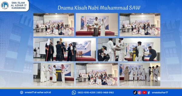 Peringatan Maulid Nabi Muhammad SAW di SMA Islam Al Azhar 17 Karawang
